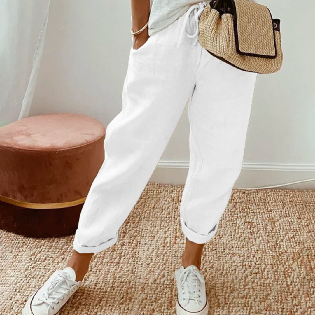 Rena | Pantalon élégant coton