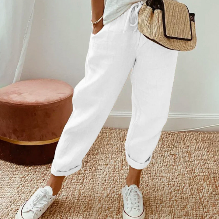Rena | Pantalon élégant coton