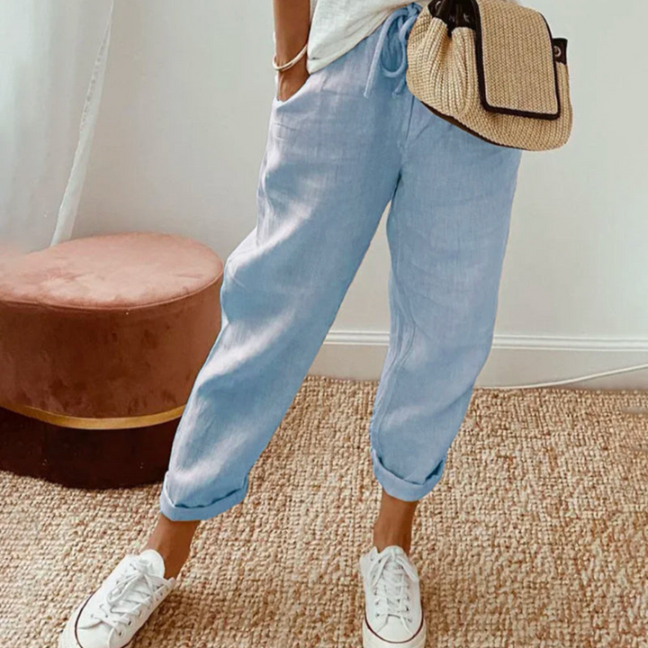 Rena | Pantalon élégant coton