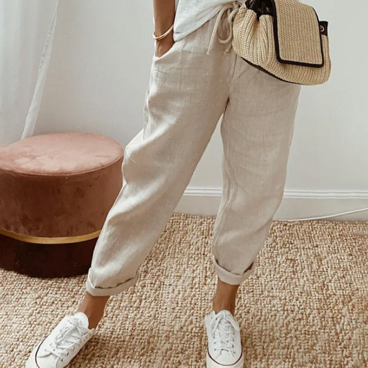 Rena | Pantalon élégant coton