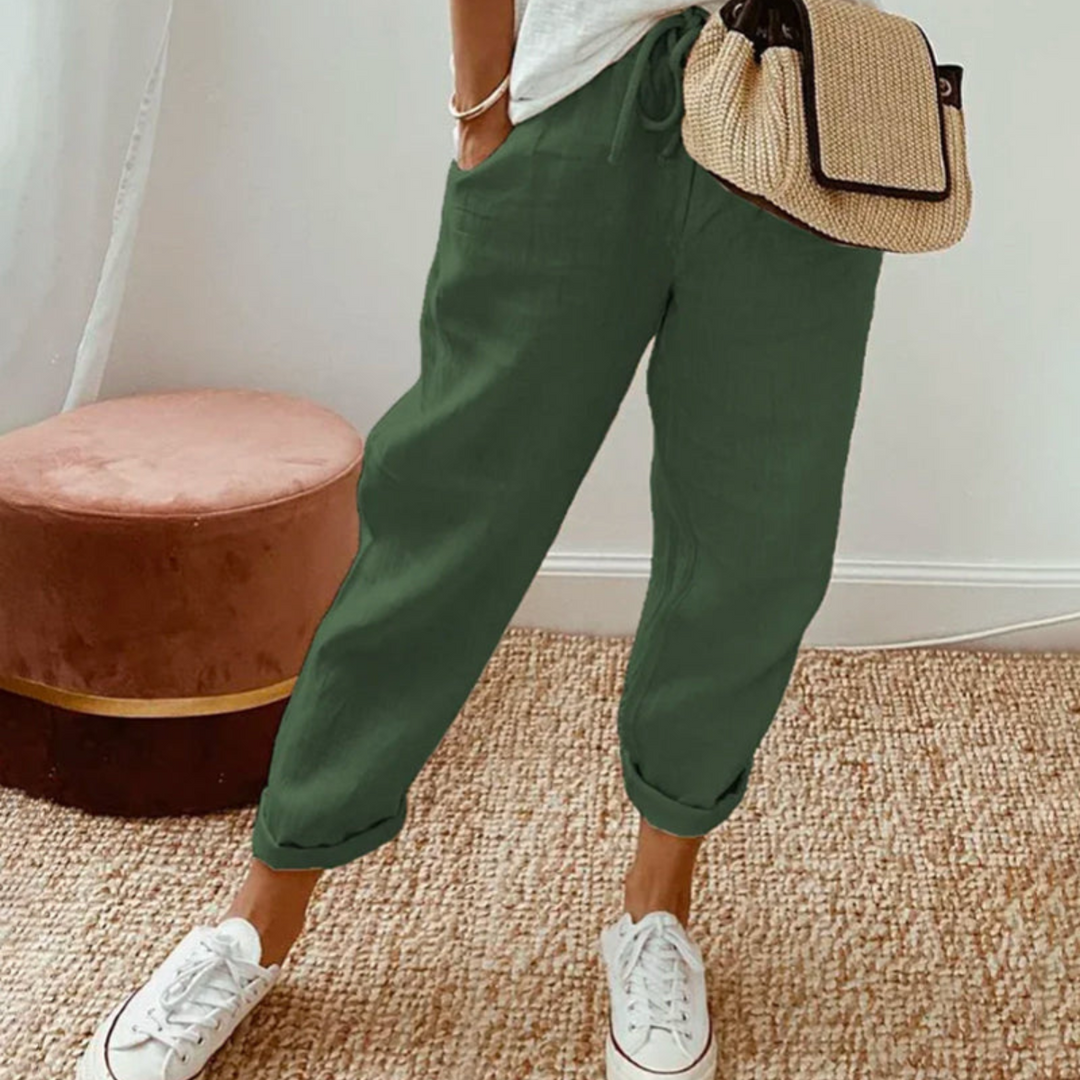 Rena | Pantalon élégant coton