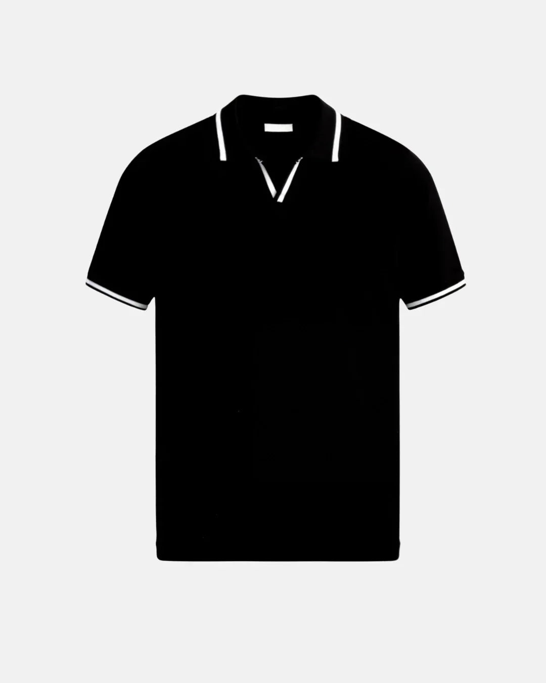 JOHN | POLO SUR MESURE EN PIQUÉ AVEC DÉTAILS CONTRASTANTS