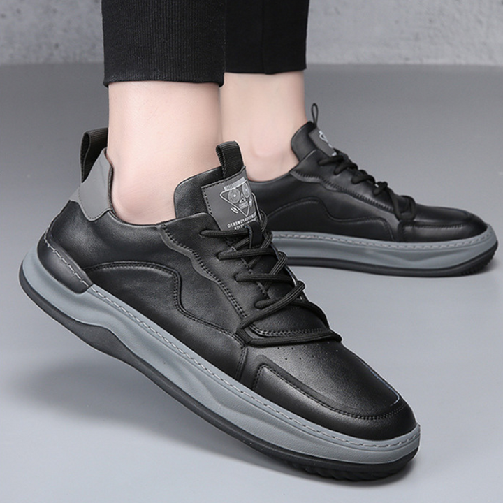 Ron | Baskets en Cuir Véritable Noble Italiana
