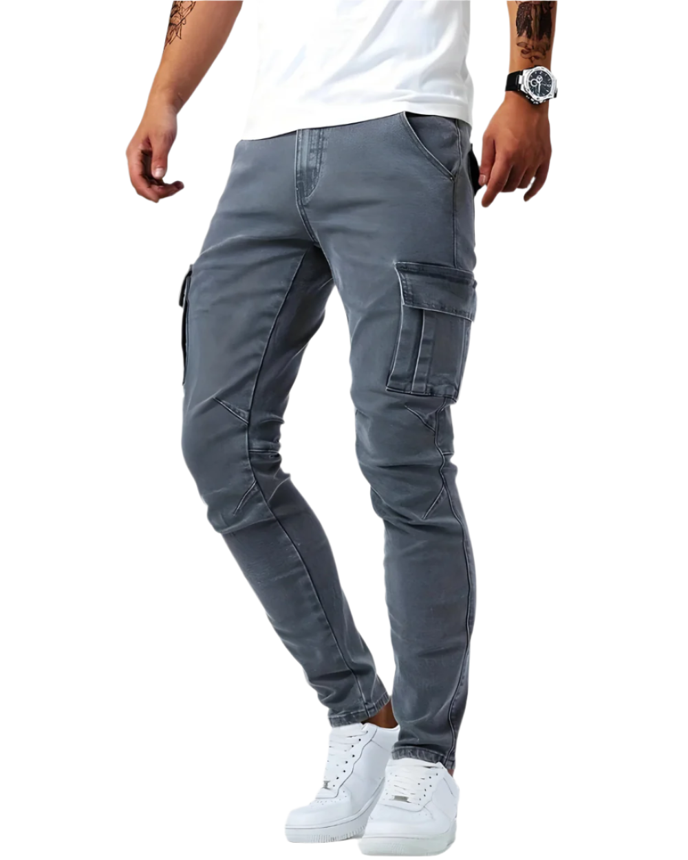 TRAE | PANTALON CARGO STRETCH