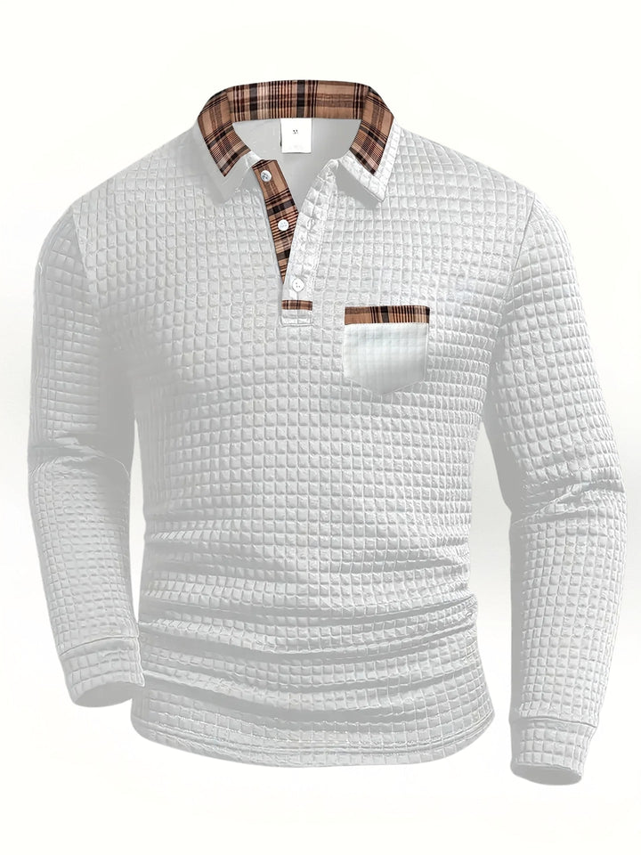 RICK | POLO À TEXTURE