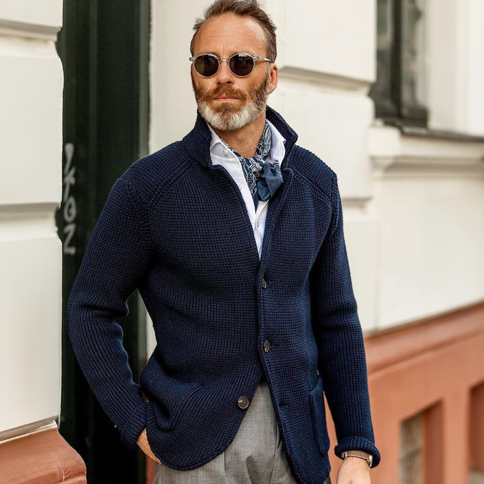 DONALD | CARDIGAN EN MAILLE INTEMPORELLE
