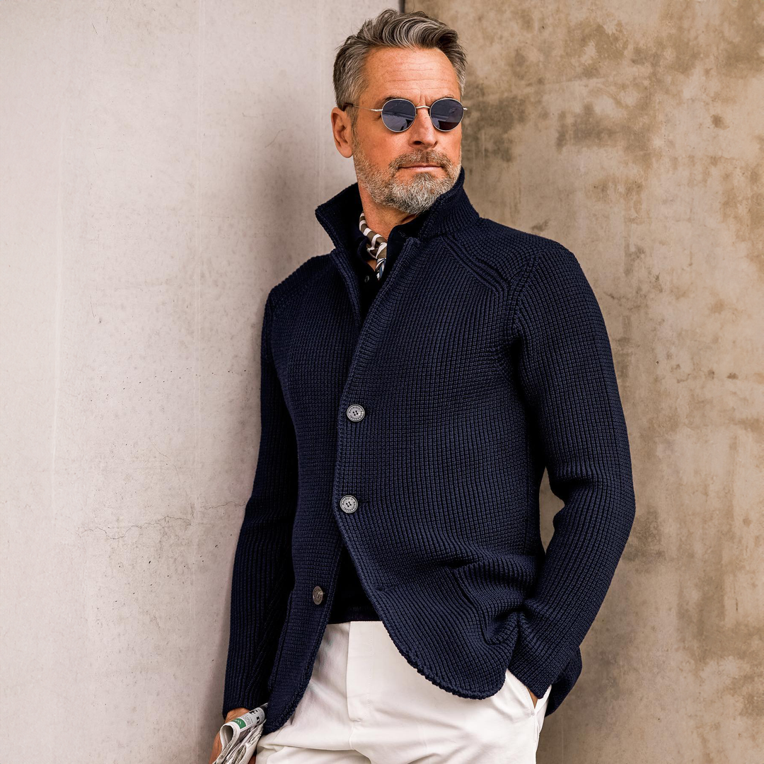 DONALD | CARDIGAN EN MAILLE INTEMPORELLE