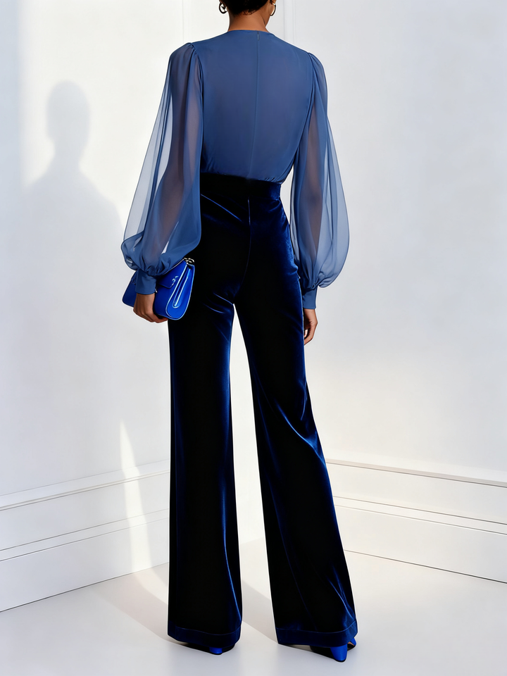 Camille | Ensemble Élégante en Velours