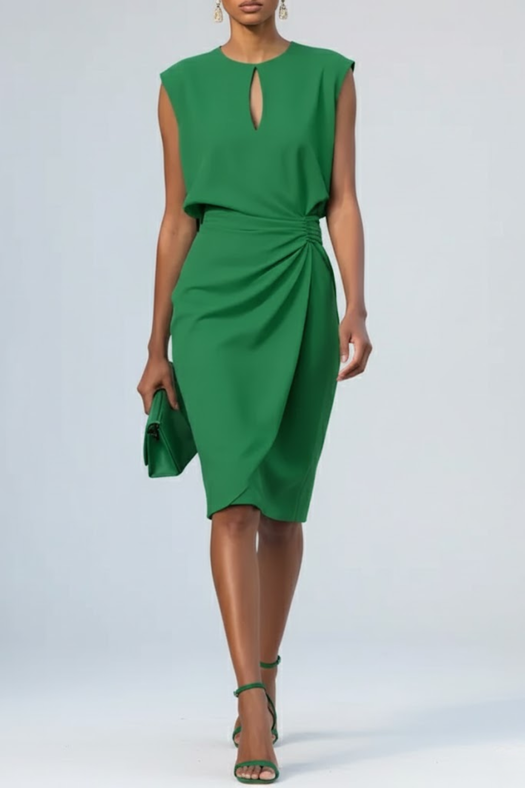 Sierra | Robe Midi Froncée