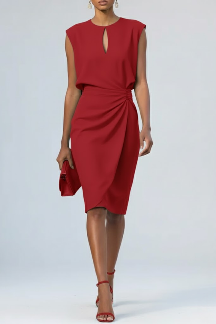 Sierra | Robe Midi Froncée