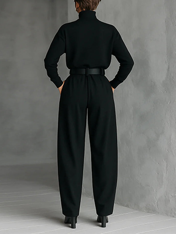 Cyrielle | Ensemble Col Roulé et Pantalon Droit
