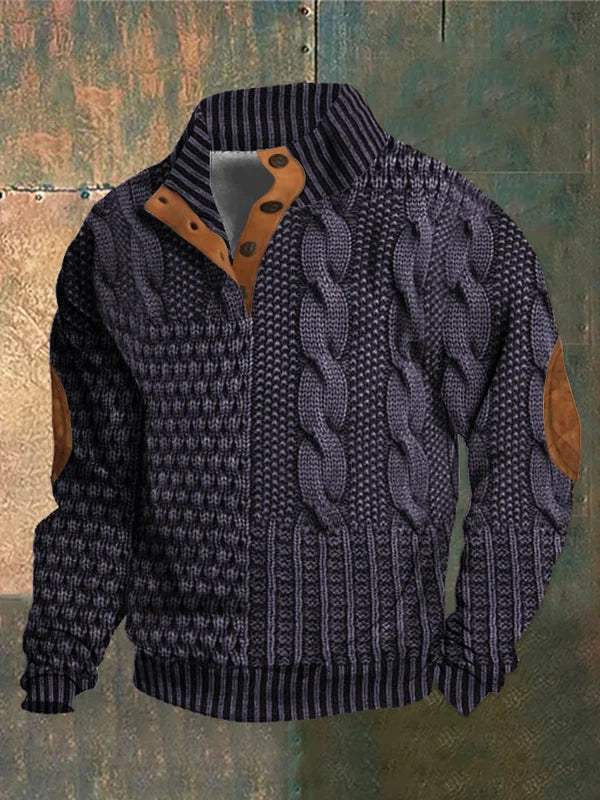 IVO | PULLOVER CHAUD À MOTIF