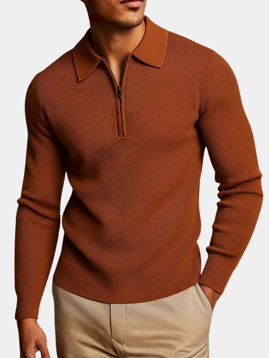 MORRIS | SWEAT CLASSIQUE EN MAILLE WAFFLE
