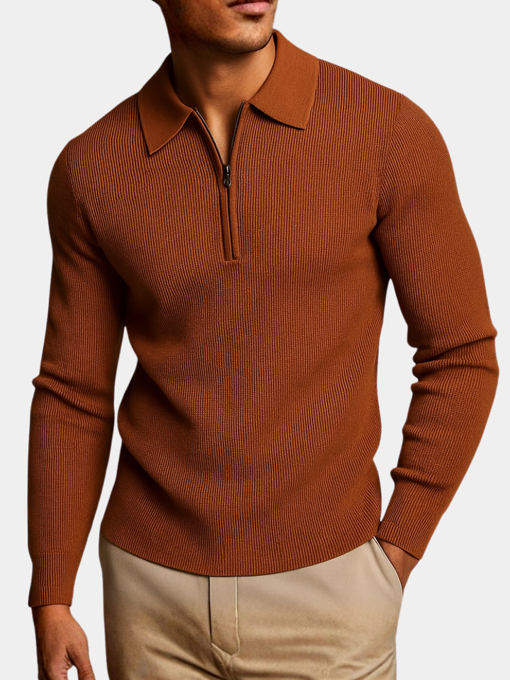 MORRIS | SWEAT CLASSIQUE EN MAILLE WAFFLE