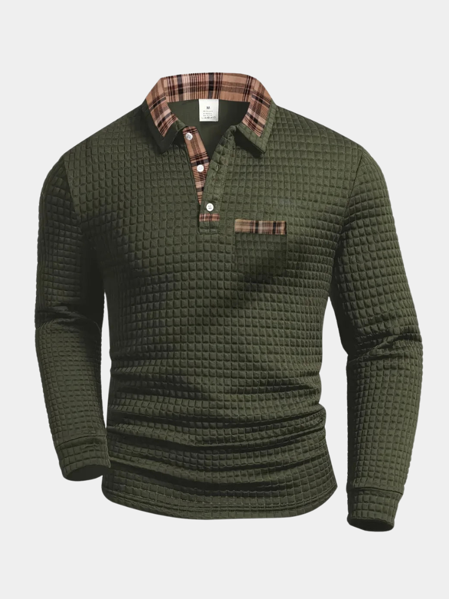 RICK | POLO À TEXTURE