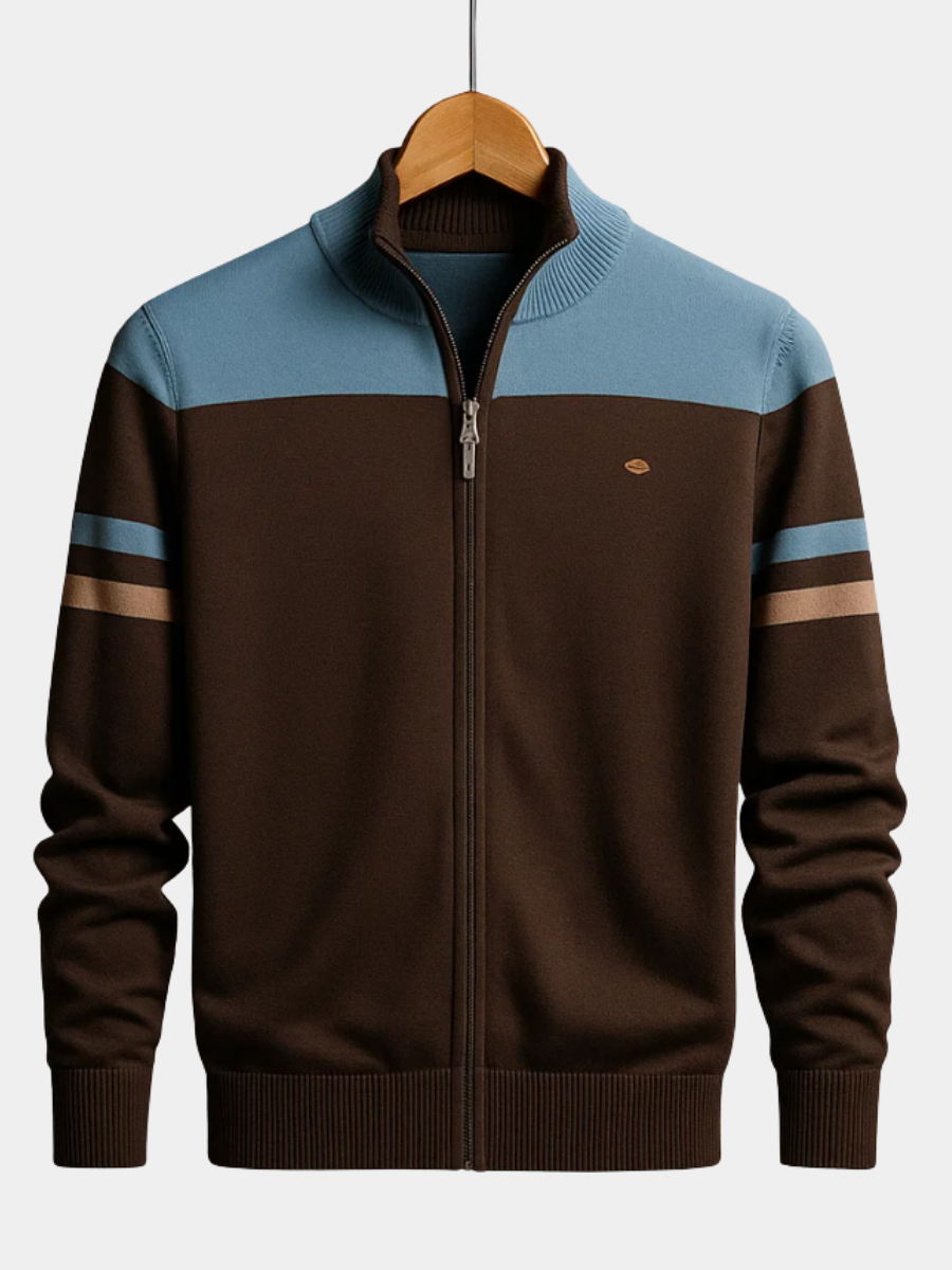 ROBERT| SWEAT COLORBLOCK AVEC ZIP
