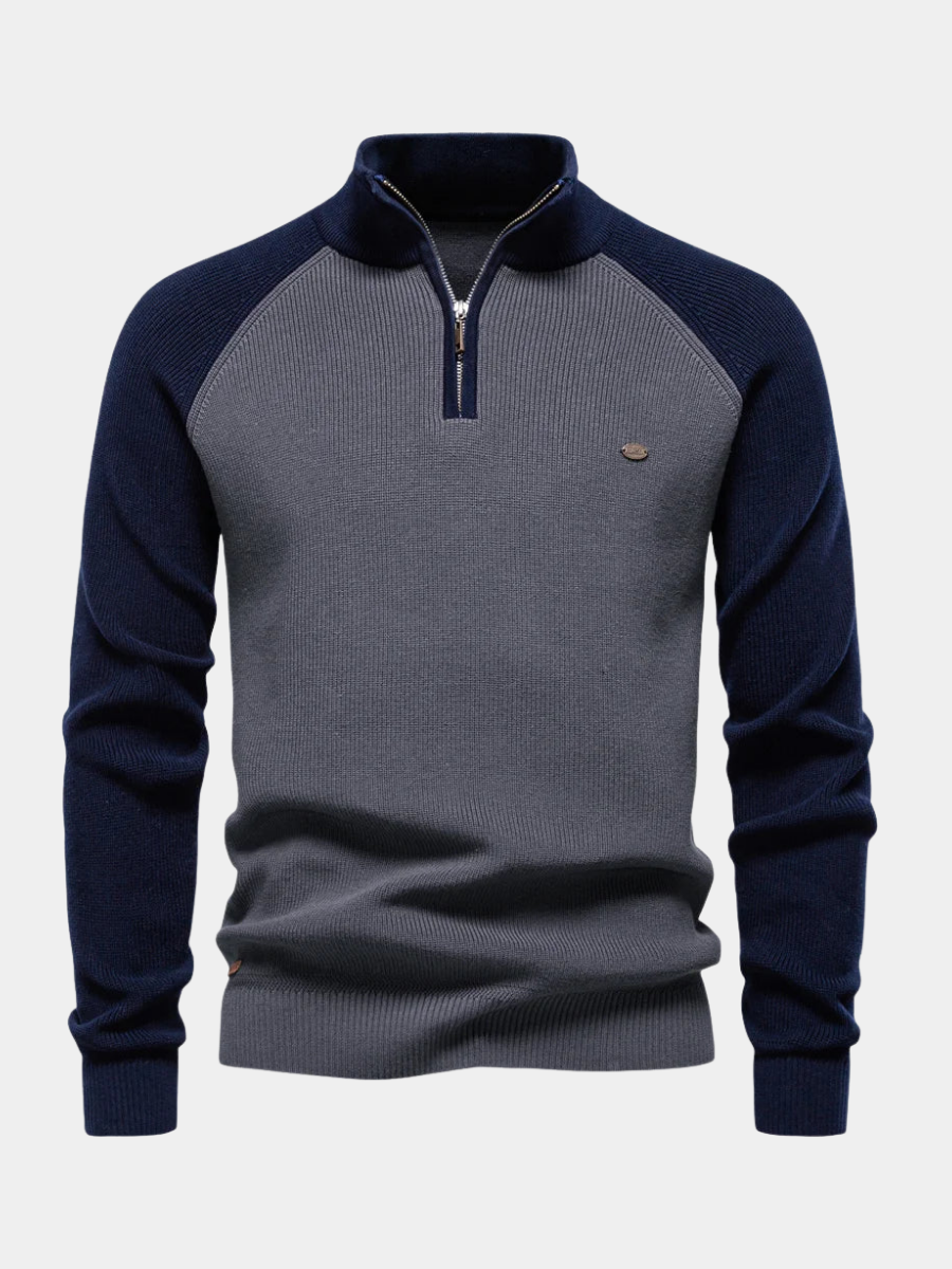 BERNARD | PULL À COL ZIPPÉ