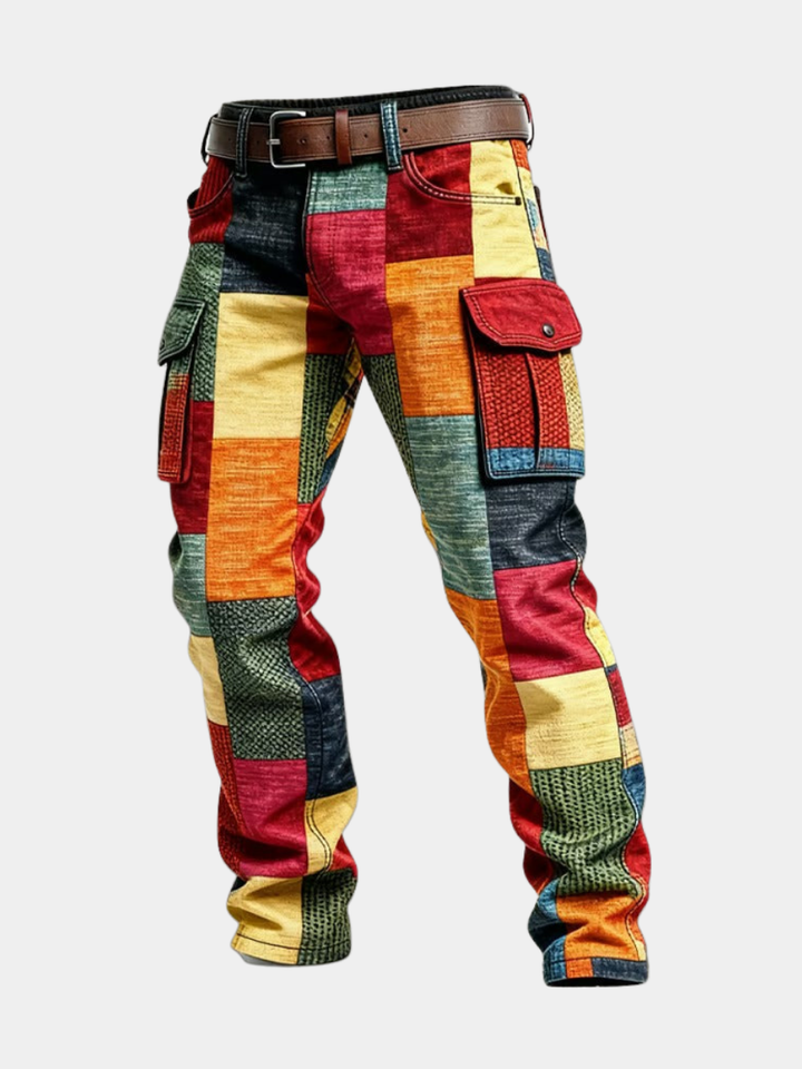 FABIO | PANTALON PATCHWORK DE CARGO
