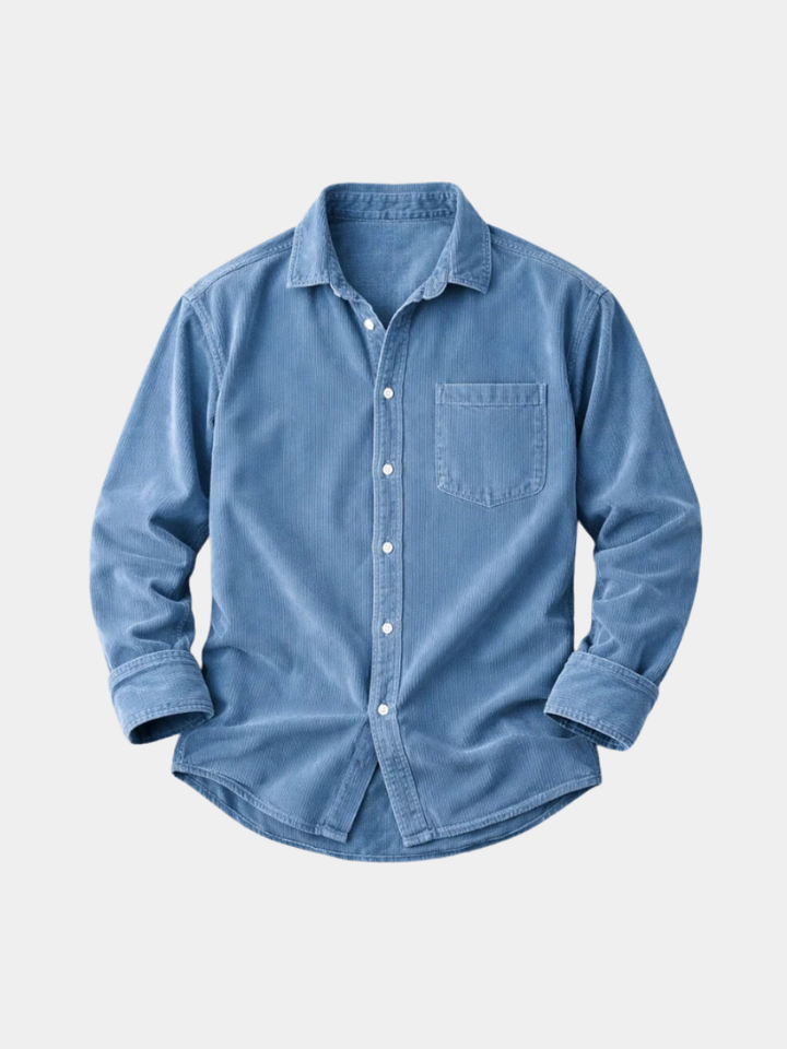 ROCKY | CHEMISE CLASSIQUE EN VELOURS CÔTELÉ