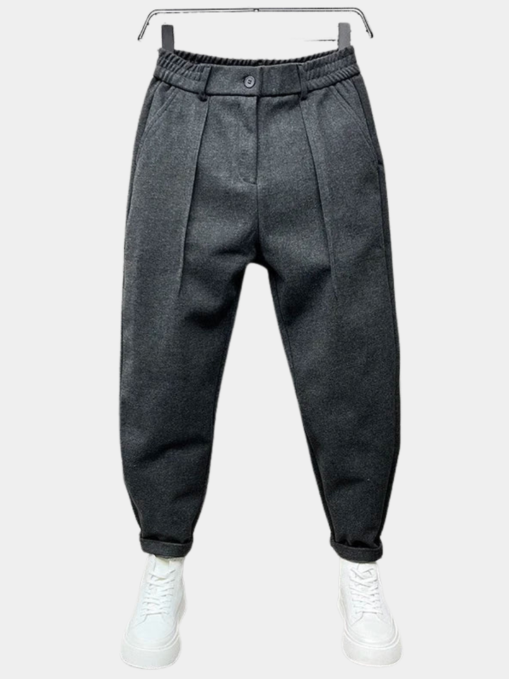 CHRIS | PANTALONS TAPERED TEXTURÉS