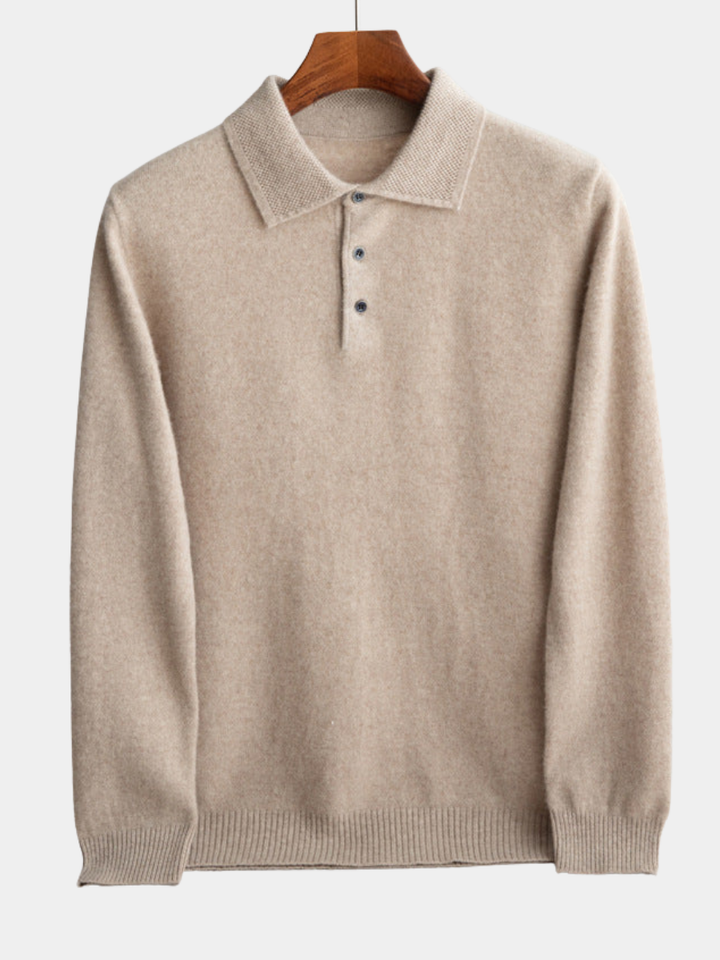 MON | PULL POLO CLASSIQUE (laine haut de gamme)