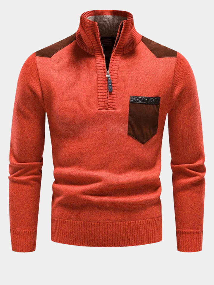 JAMES | PULL HOMME EN POLAIRE AVEC ZIP