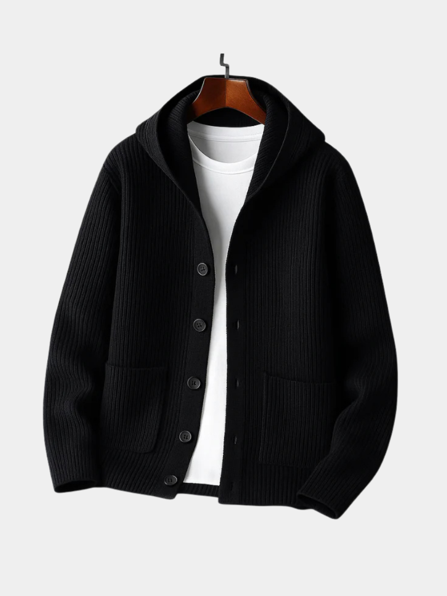 EMANN | GILET À CAPUCHE