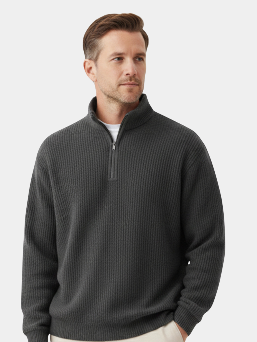 LUKE| PULL ZIPPÉ ÉLÉGANT