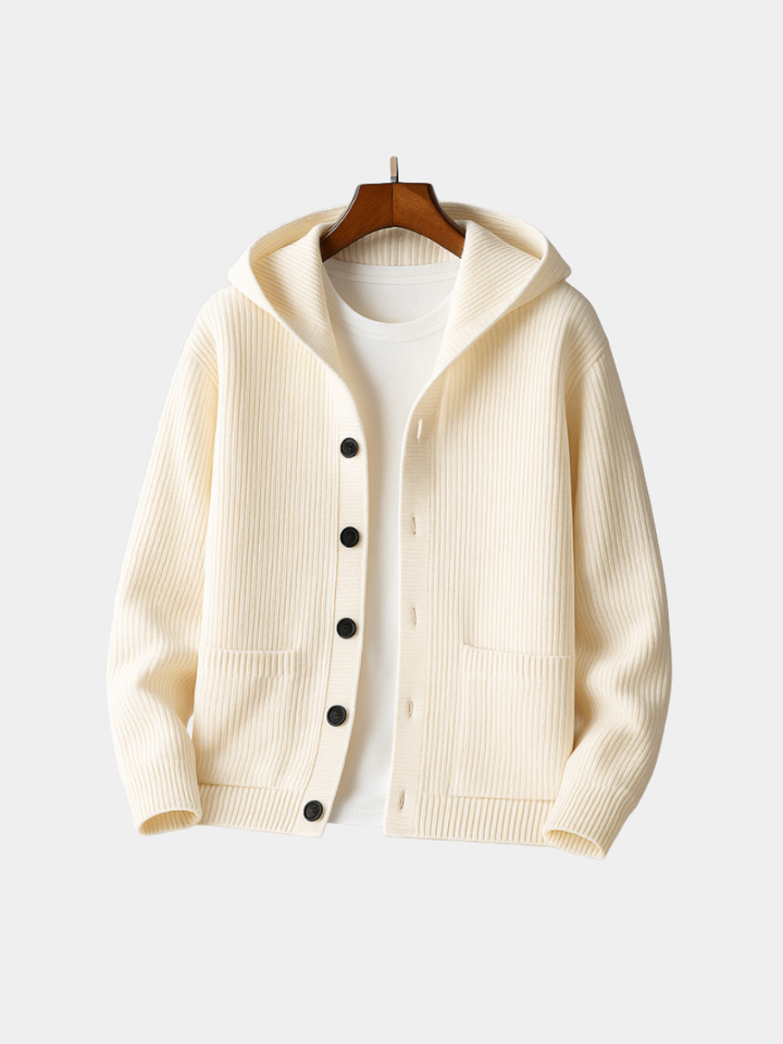 CLINT | CARDIGAN À CAPUCHE