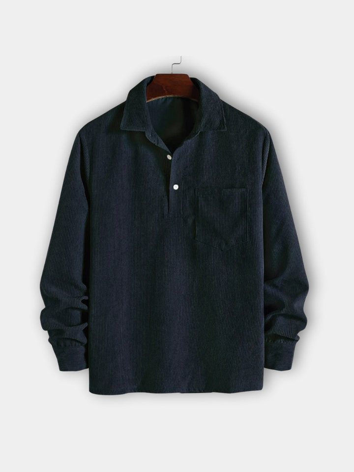 KURT | CHEMISE MANCHES LONGUES DEMI-BOUTONS