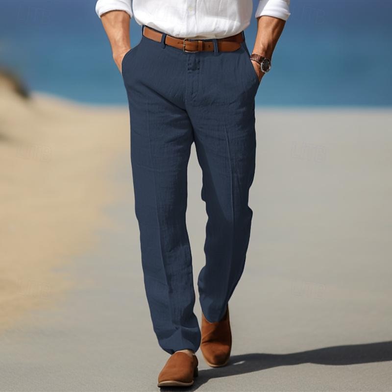CRIS | PANTALON HOMME LUXE EN LIN PREMIUM