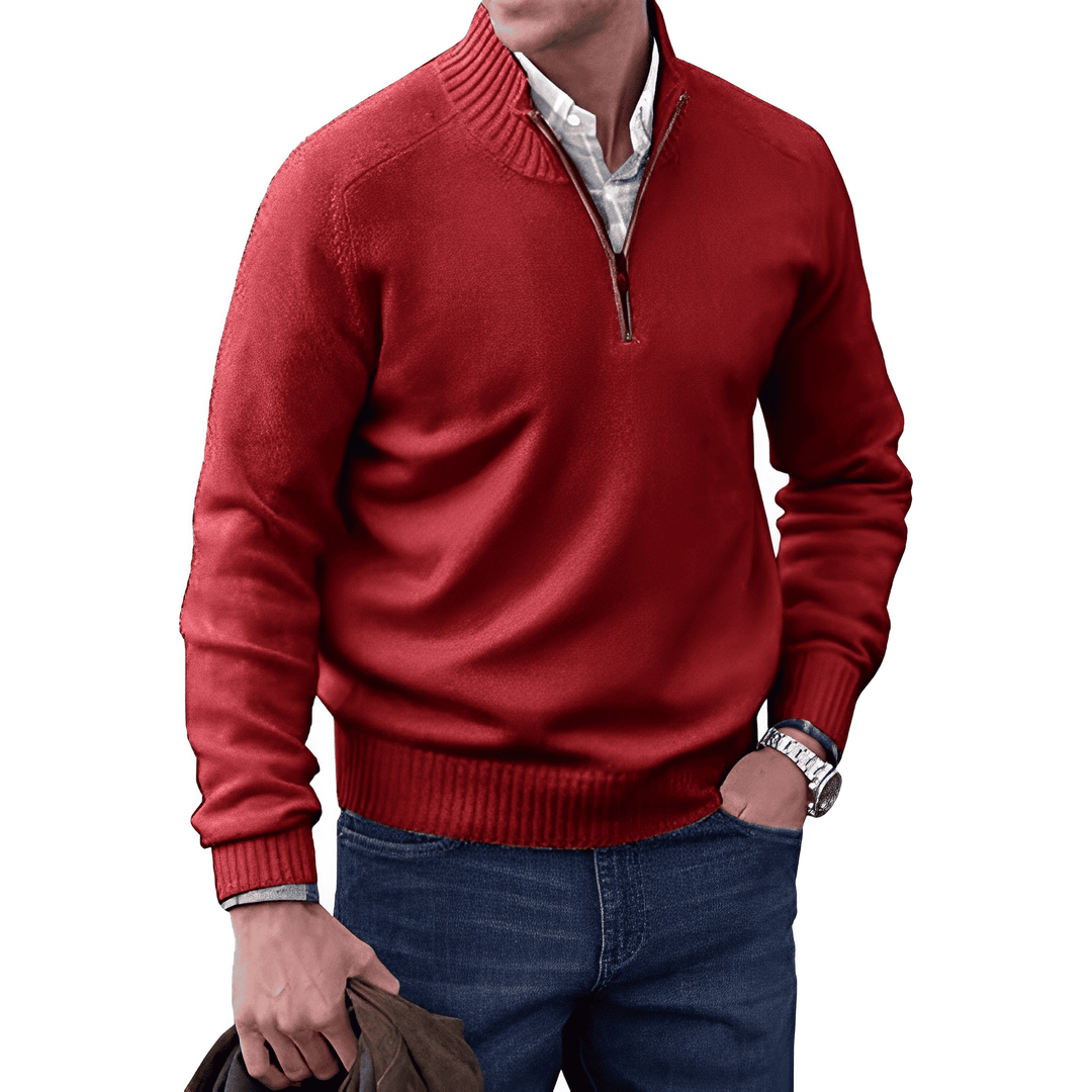 SETH | PULL EN MAILLE ZIPPÉ