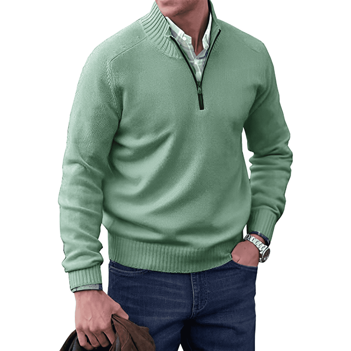 SETH | PULL EN MAILLE ZIPPÉ