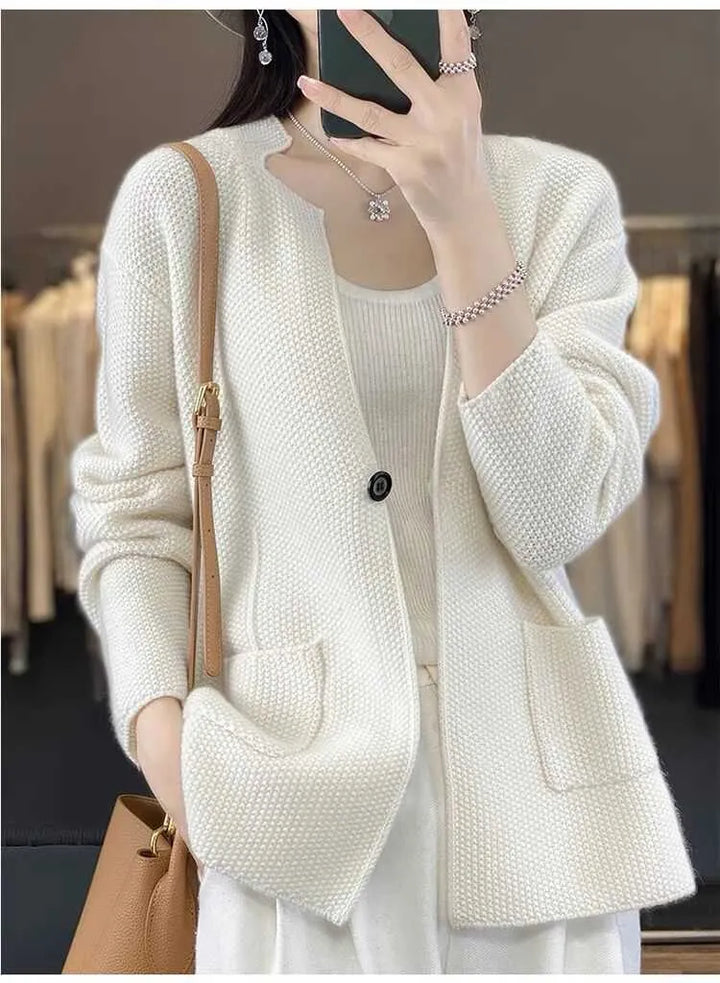 Jane | Cardigan Léger, Confortable et Décontracté, Doté de Poches.