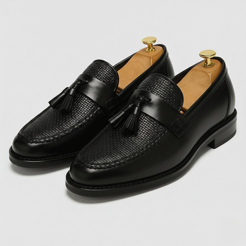 Carter | Mocassin à Pampilles en Cuir de Veau