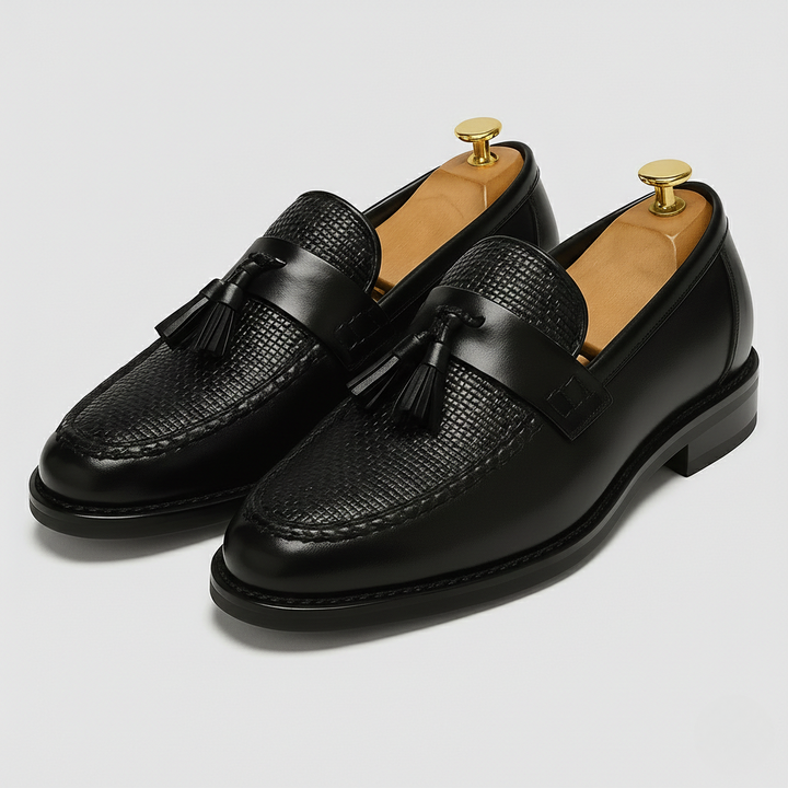 Carter | Mocassin à Pampilles en Cuir de Veau