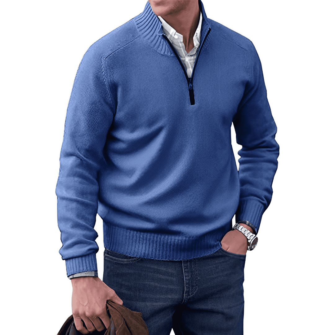 SETH | PULL EN MAILLE ZIPPÉ