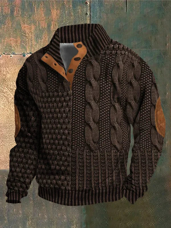 IVO | PULLOVER CHAUD À MOTIF