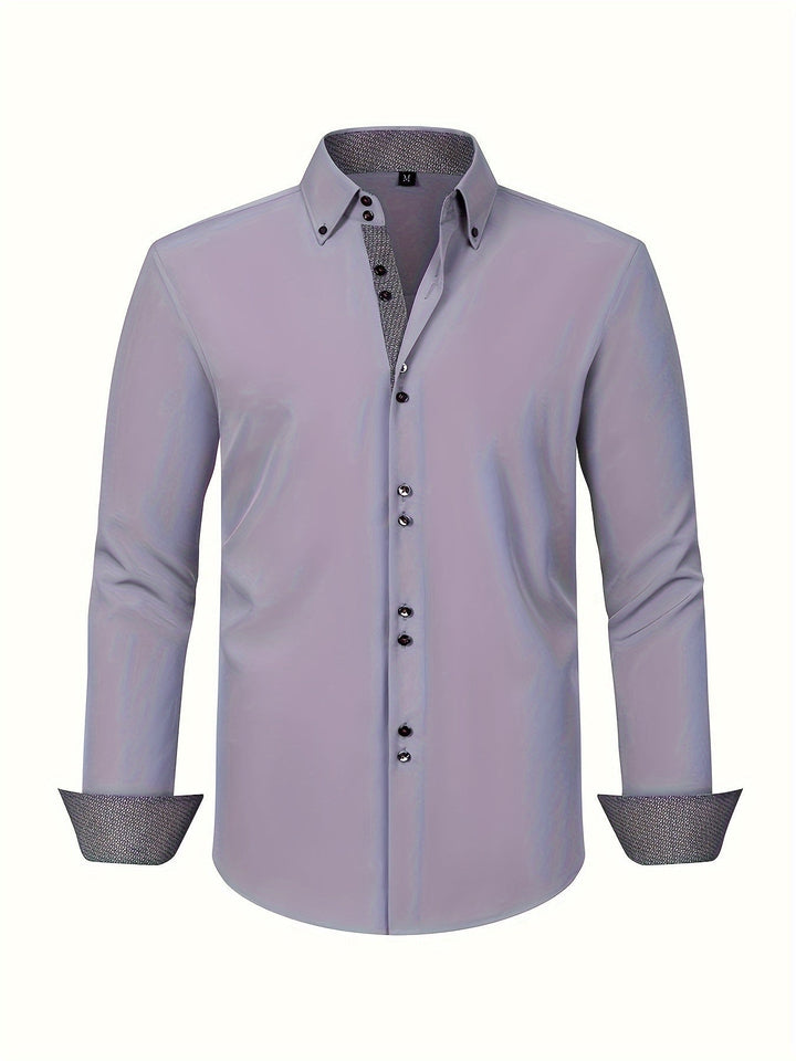 SONNY | CHEMISE ÉLÉGANTE LÉGÈRE AVEC DÉTAILS CONTRASTÉS