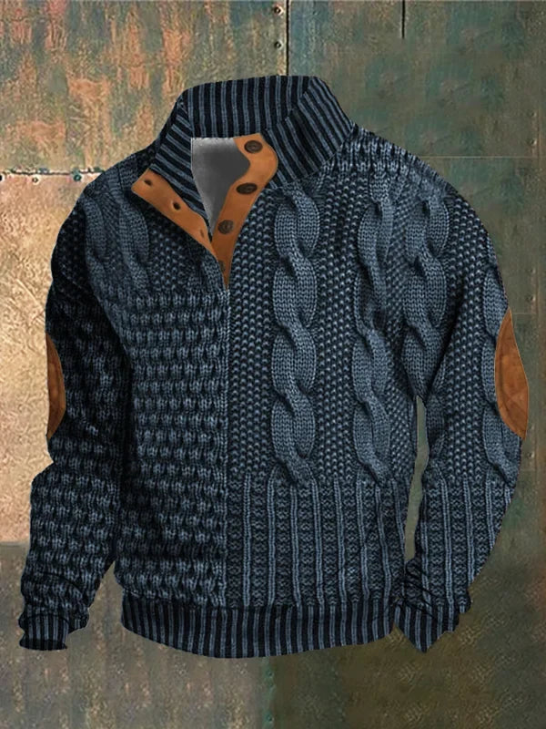 IVO | PULLOVER CHAUD À MOTIF