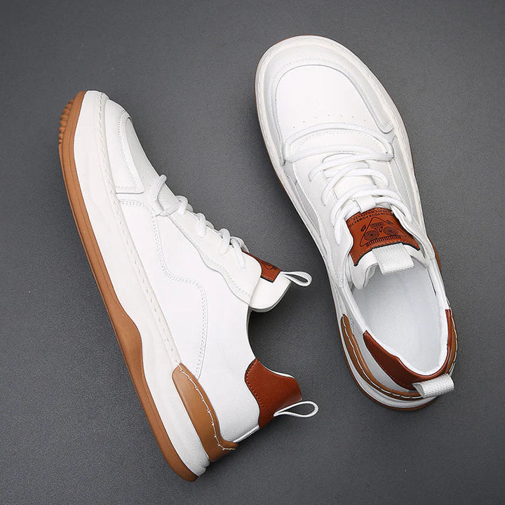 Ron | Baskets en Cuir Véritable Noble Italiana