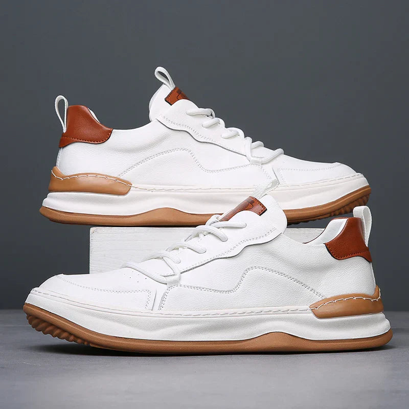 Ron | Baskets en Cuir Véritable Noble Italiana
