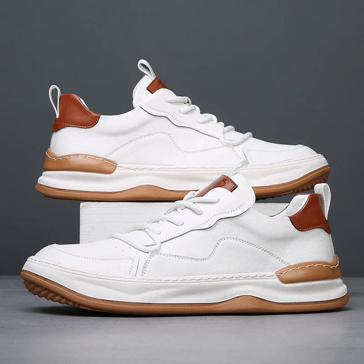 Ron | Baskets en Cuir Véritable Noble Italiana