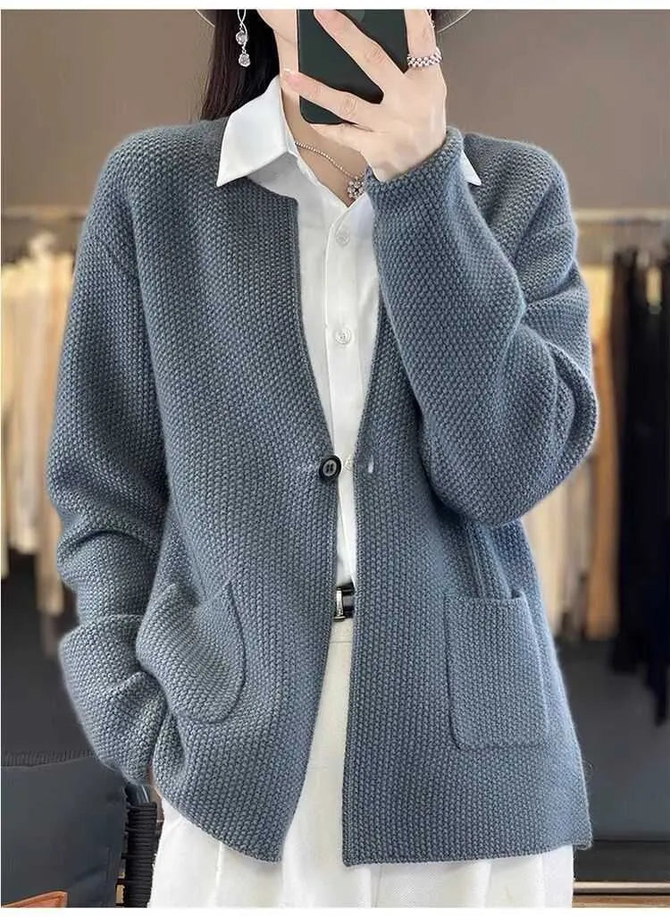 Jane | Cardigan Léger, Confortable et Décontracté, Doté de Poches.