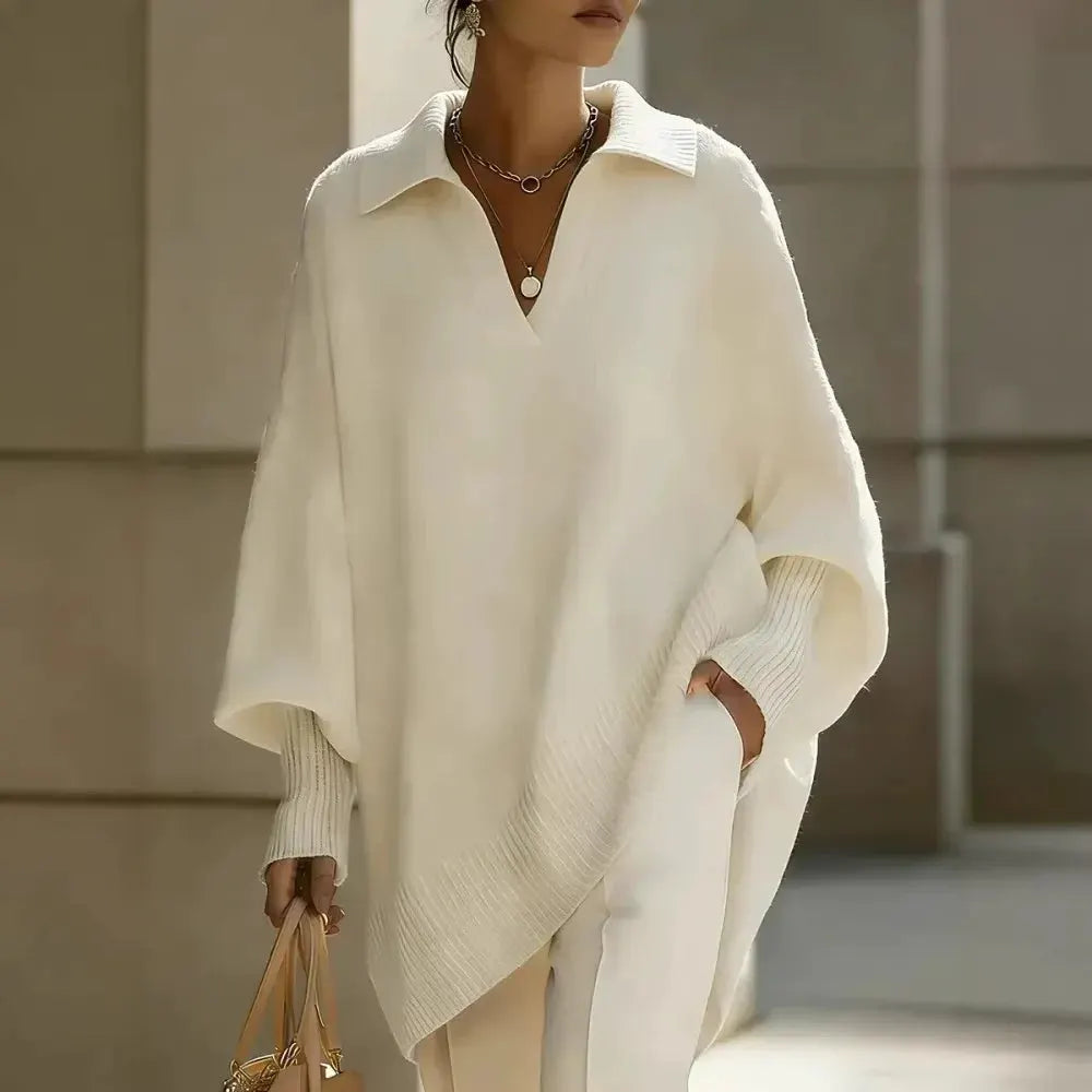 Tina | Pull Uni et Elégant
