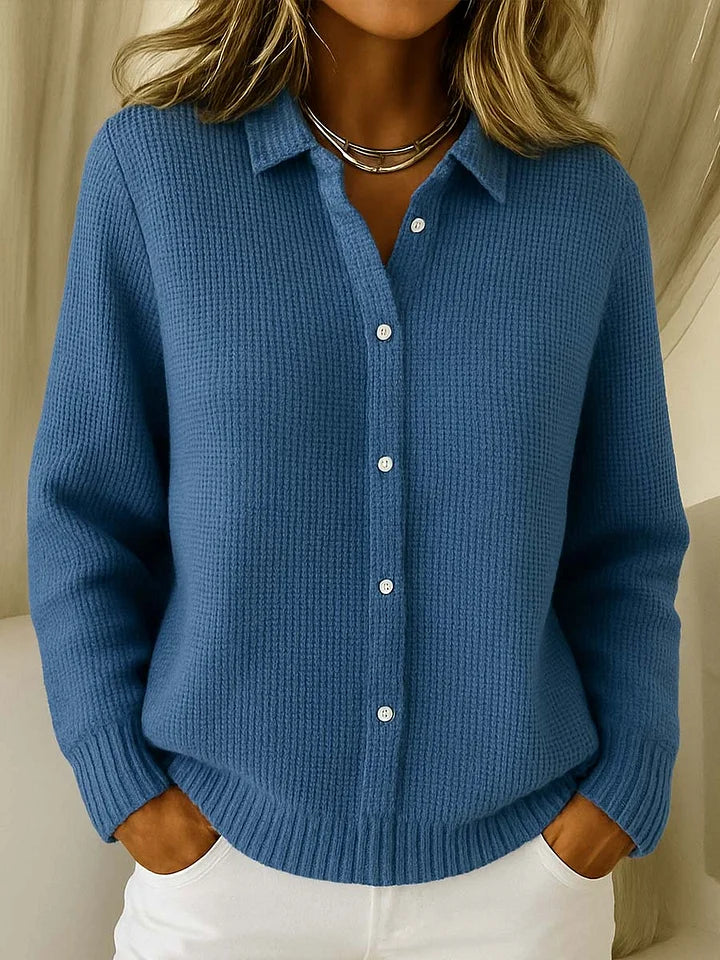 Désirée | Pull en Tricot Doux avec Col