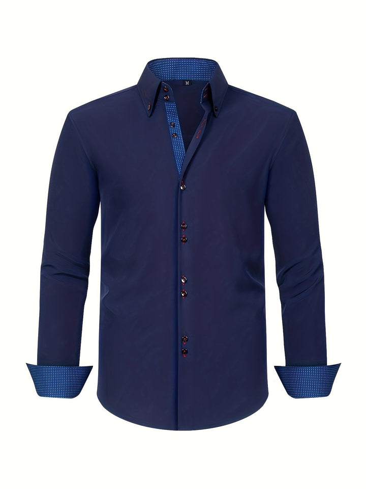 SONNY | CHEMISE ÉLÉGANTE LÉGÈRE AVEC DÉTAILS CONTRASTÉS