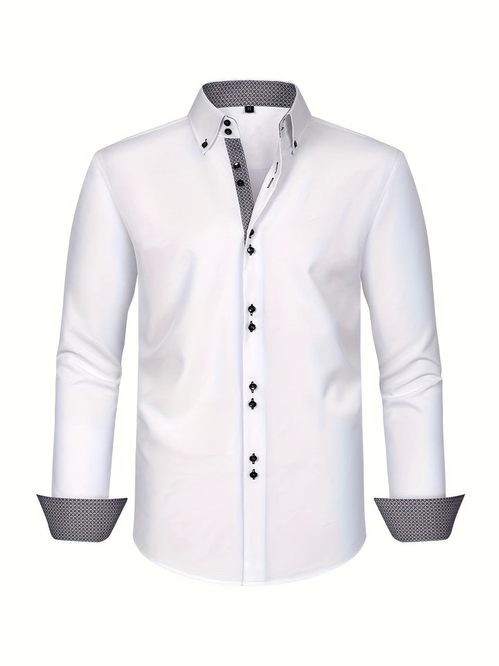 SONNY | CHEMISE ÉLÉGANTE LÉGÈRE AVEC DÉTAILS CONTRASTÉS