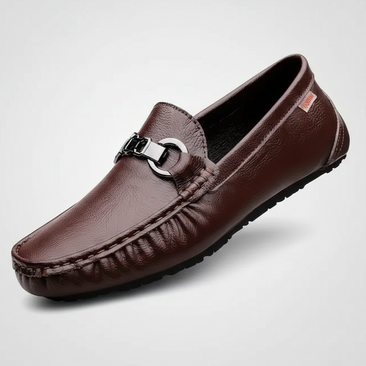 Alec | Mocassin de Conduite en Cuir Texturé