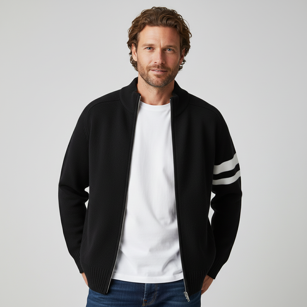 PHILIP | PULL ZIPPÉ EN TRICOT